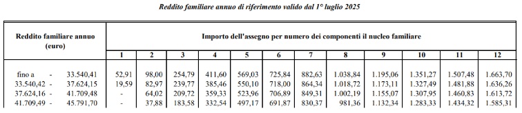 reddito familiare