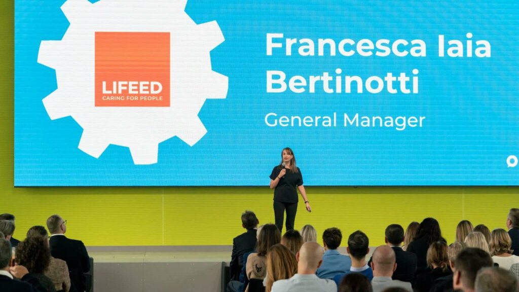 Francesca Iaia Bertinotti sul palco di IMPACT2030
